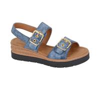 Cipriata Sandalias Milia casual de verano para mujer Azul