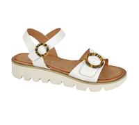 Cipriata Sandalias Mimi Halter Cuña Mujer Moda Informal Diseñador Blanco