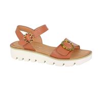 Cipriata Mimi Mujer Moda Tacón Informal Vacaciones Cuña Sandalia Marrón