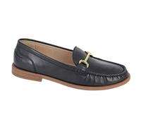 Cipriata Nicolosa Vestido Mujer Moda Informal sin Cordones Mocasines Piel Negro