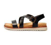 Cipriata Olvia Sandalias De Moda Chic Con Hebilla Para Mujeres Negro