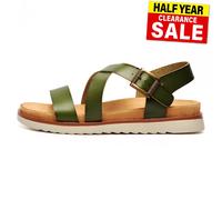 Cipriata Olvia Sandalias De Moda Chic Para Mujeres Con Hebilla Starppy Verdes