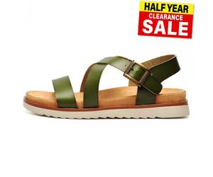 Cipriata Olvia Sandalias De Moda Chic Para Mujeres Con Hebilla Starppy Verdes