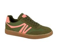 Cipriata REDEA L689 - Zapatillas deportivas de ante para mujer, estilo retro, con cordones, estilo casual, Khaki, 36 EU