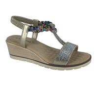 Cipriata - Sandalias Gilda Diseño Piedras para Mujer