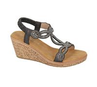 Cipriata - Sandalias Ora Diseño con Brillantes para Mujer