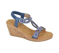 Cipriata - Sandalias Ora Diseño con Brillantes para Mujer