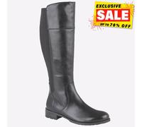 Cipriata Silvia Mujer Memoria Espuma Vestido de Cuero Botas Altas a Rodilla