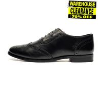 Cipriata Violeta Zapato Oxford Cuero Mujer Vestido Zapatos Moda Negro