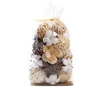 CIR Oases Bolas Decorativas Surtidas de Mimbre esféricas de ratán para Cuencos y jarrones, Bolas de Relleno de esferas, orbes, Centro de Mesa, decoración del hogar