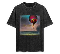 Circa Survive On Letting Go Men's T-Shirt Unisex Black Cotton Hip Hop Print tee Shirts S
