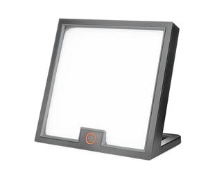 Circadian Optics Lumine - Lámpara de escritorio de terapia de luz brillante | Como se ve en Shark Tank | Brillo ultra potente de 10.000 LUX | Color de 5500 K imita el sol del mediodía | Mejora tu
