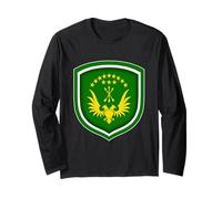 Circasiano,adiga,Adygea Flag,Cáucaso Norte Manga Larga