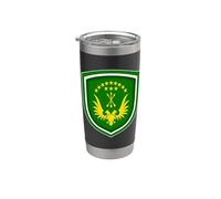 Circasiano,adiga,adygea Flag,Cáucaso Norte Vaso térmico de acero inoxidable de doble pared