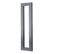 CIRCIR 44cm/60cm/80cm/100cm/120cm/150cm Long Office/Bank Doors Konb,Door Pull for Interior/Exterior Gates, Mounted Back to Back(Gray,150cm/59inch)