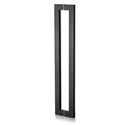 CIRCIR 44cm/60cm/80cm/100cm/120cm/150cm Long Office/Bank Doors Konb,Door Pull for Interior/Exterior Gates, Mounted Back to Back(Black,44cm/17inch)