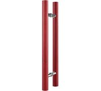 CIRCIR Double Sided Wooden Side Mount Handle for Interior & Exterior Gates,40/60/80 cm Long Sliding Barn Door Handle(Red,40cm/1.3ft)