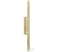 CIRCIR Solid Aluminum Modern Barn Door Handles for Office/Hotel Front Doors,Interior Exterior Door Pull Push Handle -16/24/32/40/48inch,Double Side Mounted(Bronze,120cm/47.2in)