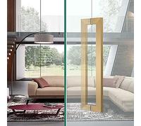 CIRCIR Stainless Steel Handrail Door Handles,Gold Barn Door Handles Gate Handles, Brushed Finish, for Interior and Exterior Doors(150cm/59.1in)