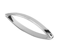 CIRCIR Two Sided Barn Entry Office Cabinet Pull,Door Pull Stainless Steel Door Push Handle, Light Weight Metal Door Pocket Doors Knob, Mounted Back to Back(Silver,42cm/17inch)