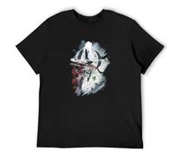 Circle Hourglass Men's T-Shirt Unisex Black Cotton Print tee Shirts XL