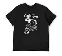Circle Jerks Im' Gonna Live Unisex 100% Cotton Short-Sleeve T-Shirts Black XXL