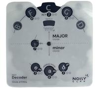 Circle of Fifths - Herramienta de rueda con soporte integrado, herramienta de aprendizaje de música para el regreso a clases, acordes de teoría musical y decodificador de teclas para todos
