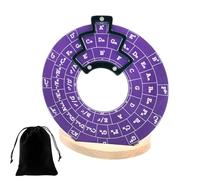 Circle of Fifths Music Theory Wheel - Disco de guitarra con soporte de soporte | Herramienta de música visual para principiantes y profesionales, Study Aid para escaleras, llaves y