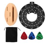 Circle of Fifths Wheel - Herramienta de melodía de metal con accesorios generales de guitarra, herramienta de aprendizaje de teoría de instrumentos para escritura de canciones, herramienta de acordes