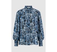 Circle of Trust Grace Blouse Aqua Leaves Talla: XS | Blusas Outlet | Mujer | Cian