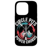Circle Pits & Power Chords Punk Rock Música Carcasa para iPhone 14 Pro