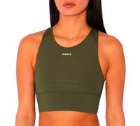Circle - Ropa de senderismo mujer - Level Up 2.0 Bra Moss para Mujer - Talla S - Caqui Caqui S