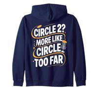 Circle Two More Like Circle Too Far Jugadores de Disc Golf Sudadera con Capucha