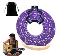 Circles of Fifths Wheel - Disco de teoría musical para guitarra, rueda de acordes, herramienta para principiantes y músicos profesionales