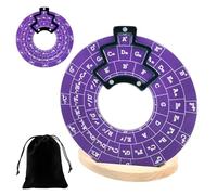 Circles of Fifths Wheel para guitarristas, disco resistente de teoría musical con bolsa de almacenamiento, herramienta educativa musical para compositores, profesores y músicos, 12 x 0,2 cm