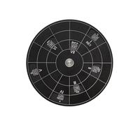 Circles Of Fifths Wheel - Rueda de acordes para guitarra, teorías musicales, herramienta de aprendizaje de placas, aleación de aluminio, herramienta de acordes fácil de usar para músicos y