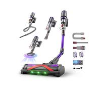 Circlio Aspiradora Sin Cable 58kPa/600W/75Min, Escoba Aspiradora sin Cable con Brazo Flexible, Manguera de 1m, Aspiradora Antiácaros para Colchones, Ideal para Suelos, Alfombras y Pelo de Mascotas