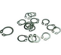 Circlip de acero inoxidable, 50 Uds., anillo de retención externo M20, arandela de seguridad con abrazadera elástica tipo C, M3-M26
