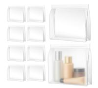 Circloophs Neceseres transparentes, Escarchado, 10 x 7 x 2.6 In