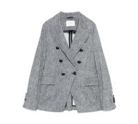 Circolo 1901 - Chaqueta Cruzada con Estilo Americano - Jackets - Mujer - Azul - S -