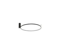 CIRCOLO LED Plafond S 18W 560lm 3000K Negro 10928 Iluminación