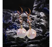 Circón incrustado Rose Bowknot Pendientes de amor para mujeres Joyas de boda Cumpleaños s