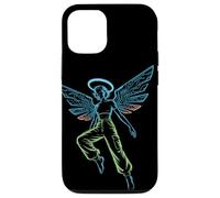 Circuit Angel Digital Wings Tech Halo Streetwear Futurista Carcasa para iPhone 12/12 Pro