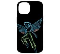 Circuit Angel Digital Wings Tech Halo Streetwear Futurista Carcasa para iPhone 14
