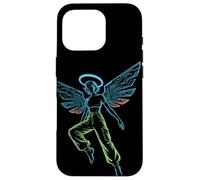 Circuit Angel Digital Wings Tech Halo Streetwear Futurista Carcasa para iPhone 16 Pro
