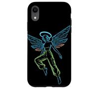 Circuit Angel Digital Wings Tech Halo Streetwear Futurista Carcasa para iPhone XR