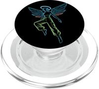 Circuit Angel Digital Wings Tech Halo Streetwear Futurista PopSockets PopGrip para MagSafe