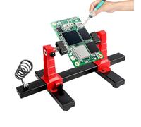 Circuit Board Holder, Mobile Phone Repair Clamp, 6 Inches Professional Fixture with IC Grooves, Metal Build with Anti Slip Base, Repair Organizer for Men Women Home Wire Welding Workshop