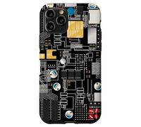Circuit Board Pattern Motherboard Design for Tech Geeks Carcasa para iPhone 11 Pro