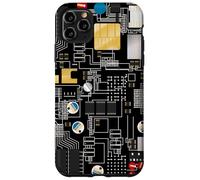 Circuit Board Pattern Motherboard Design for Tech Geeks Carcasa para iPhone 11 Pro MAX